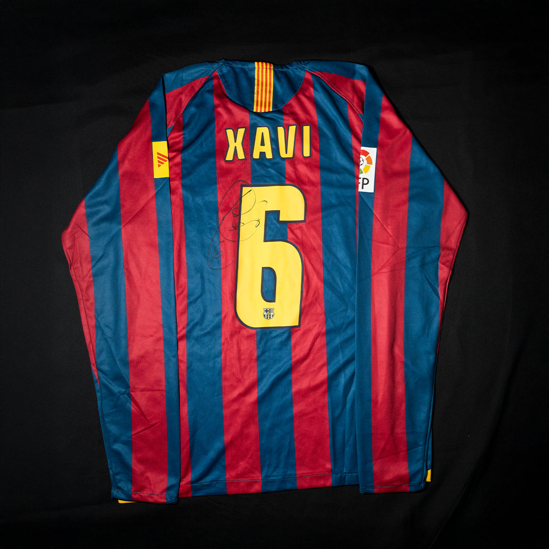 Jersey Firmado Xavi Hernandez- FC Barcelona